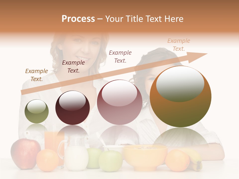 Smiling Daughter Teenager PowerPoint Template