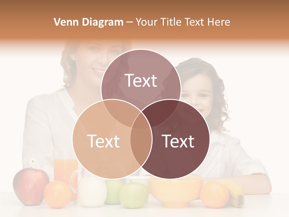 Smiling Daughter Teenager PowerPoint Template