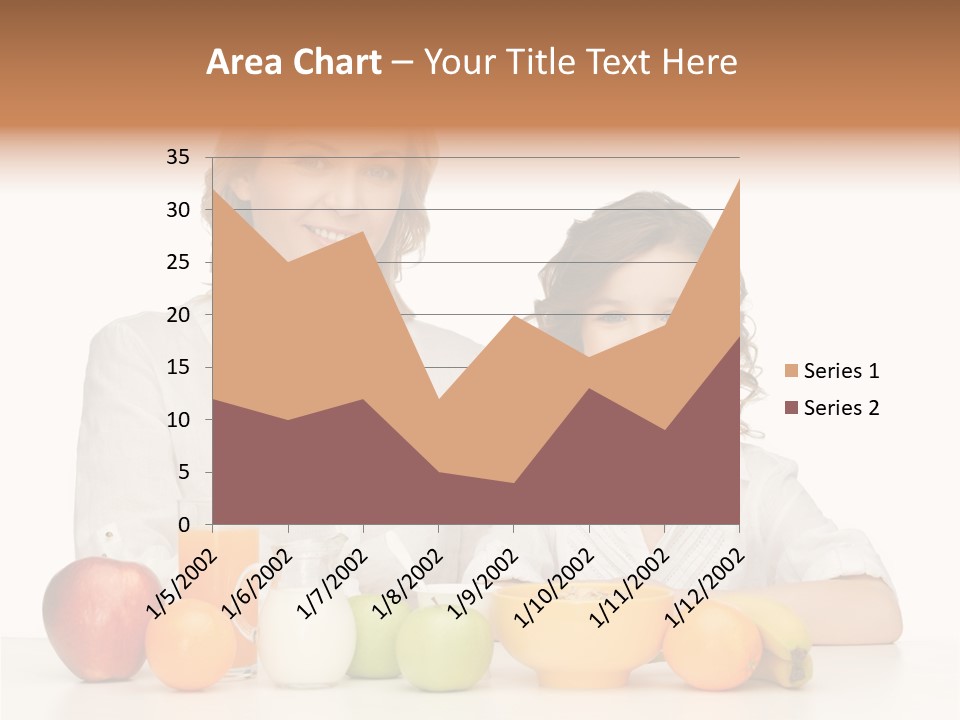 Smiling Daughter Teenager PowerPoint Template