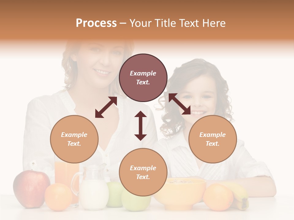 Smiling Daughter Teenager PowerPoint Template