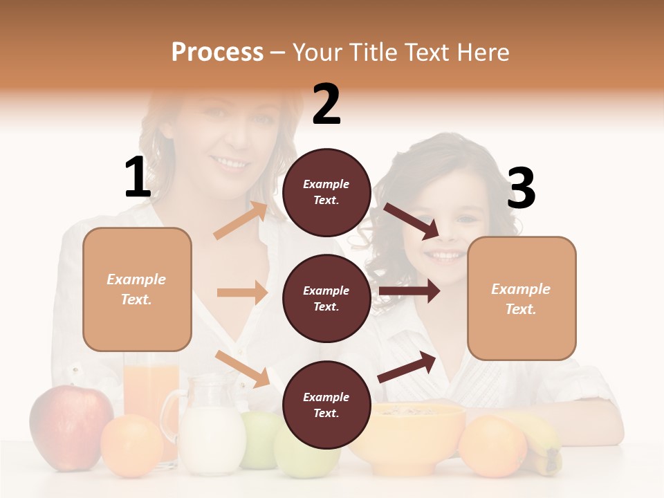 Smiling Daughter Teenager PowerPoint Template