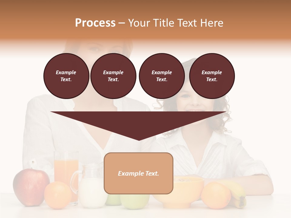 Smiling Daughter Teenager PowerPoint Template