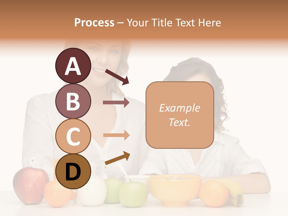 Smiling Daughter Teenager PowerPoint Template