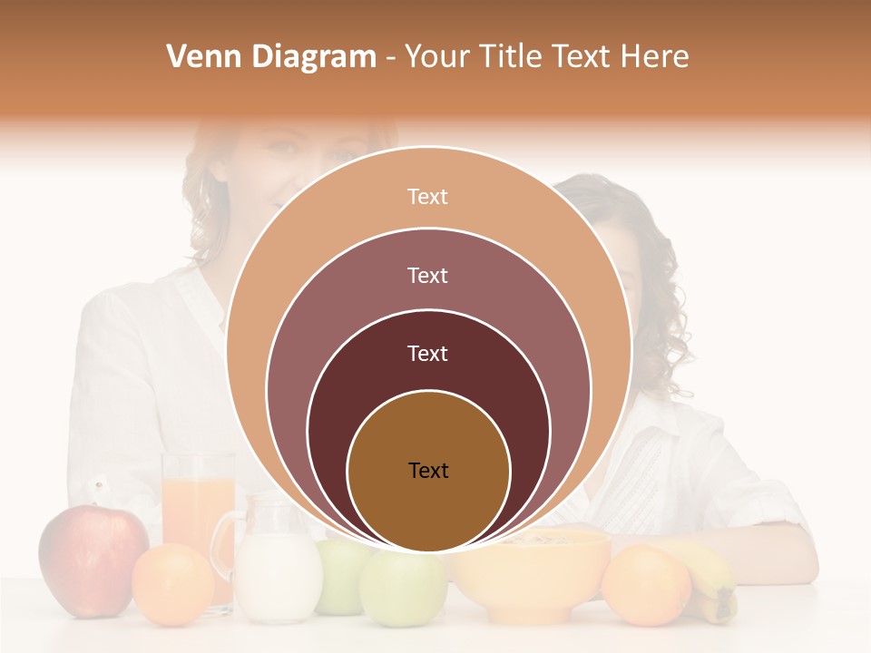 Smiling Daughter Teenager PowerPoint Template