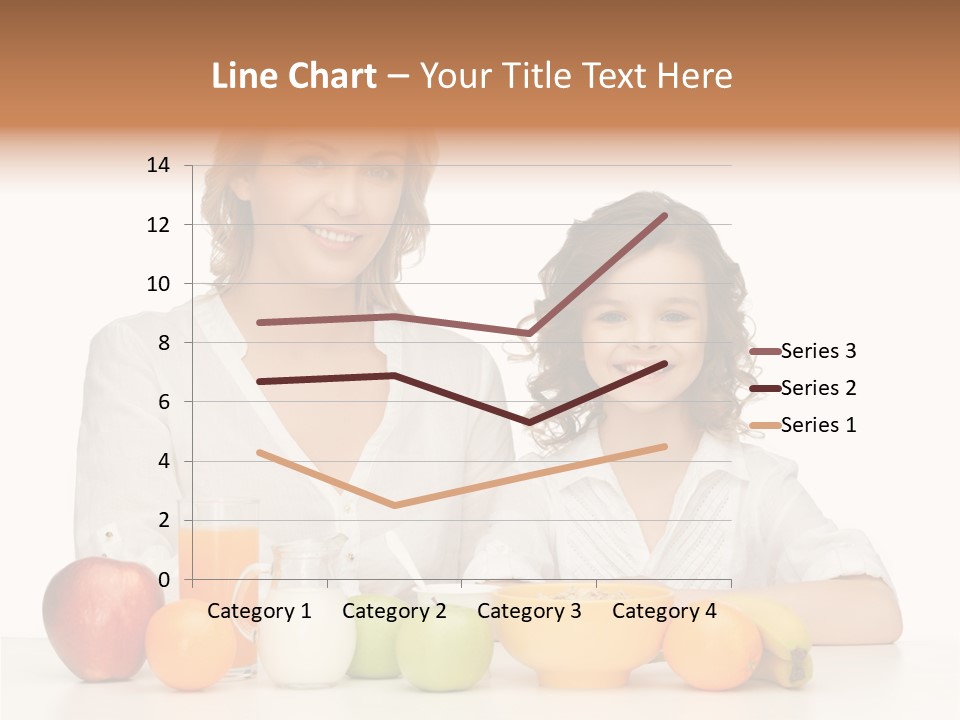 Smiling Daughter Teenager PowerPoint Template