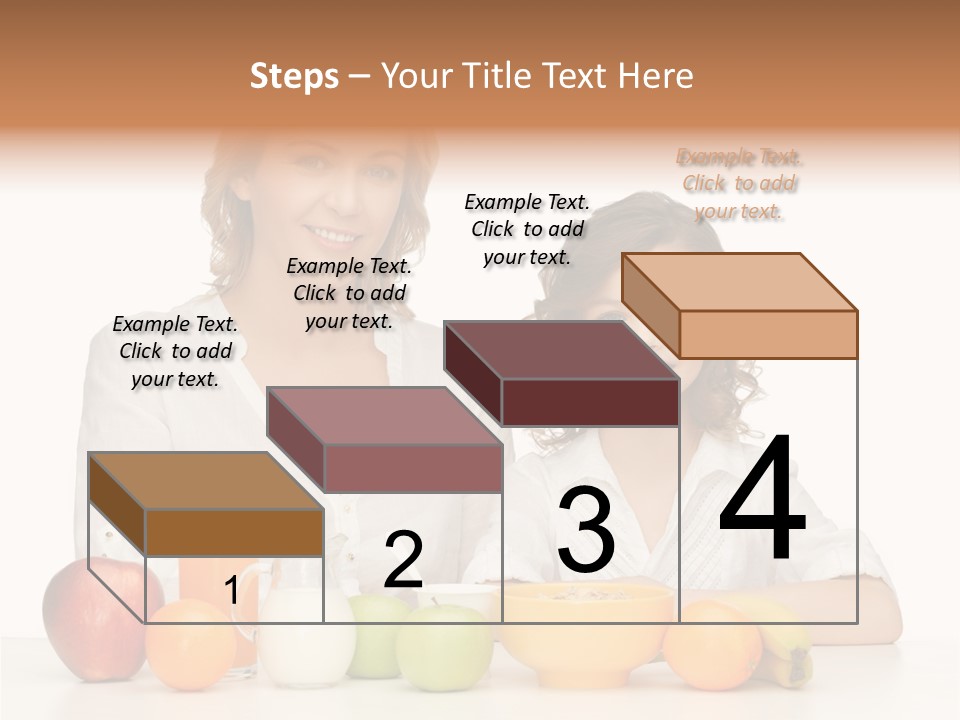 Smiling Daughter Teenager PowerPoint Template