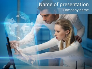 Attractive Science Virtual PowerPoint Template