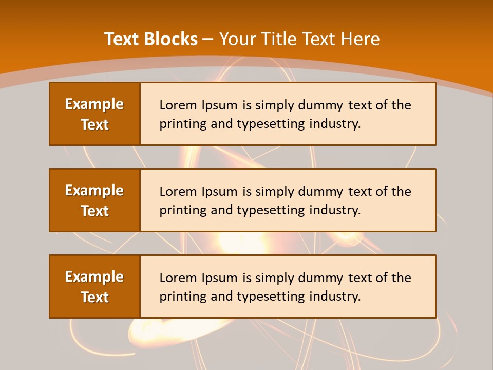 Fusion Glow Theory PowerPoint Template