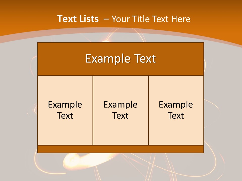 Fusion Glow Theory PowerPoint Template
