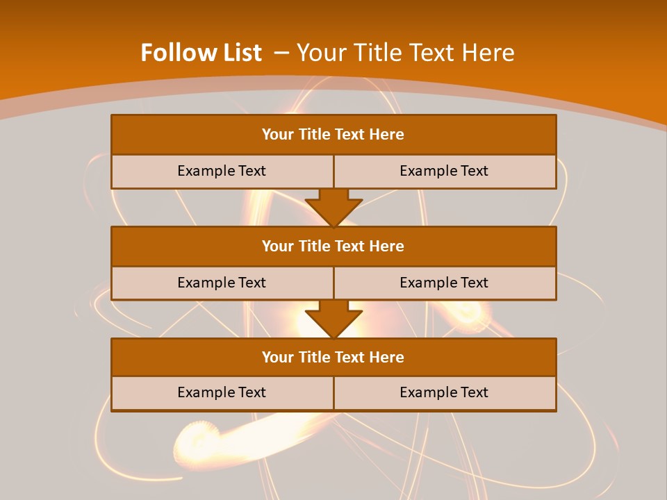 Fusion Glow Theory PowerPoint Template