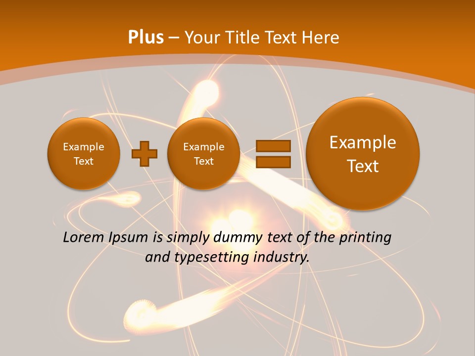 Fusion Glow Theory PowerPoint Template