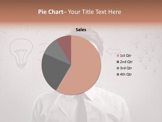 Career Copy Space Face PowerPoint Template