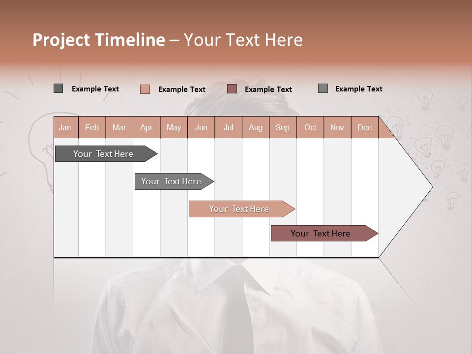 Career Copy Space Face PowerPoint Template
