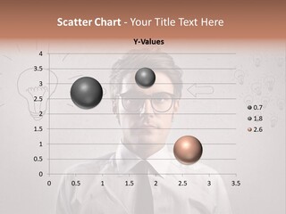 Career Copy Space Face PowerPoint Template