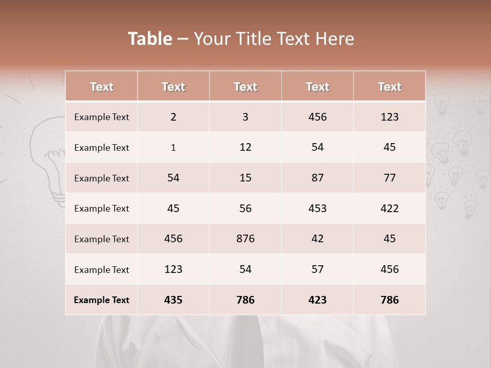 Career Copy Space Face PowerPoint Template