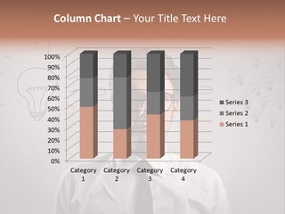 Career Copy Space Face PowerPoint Template