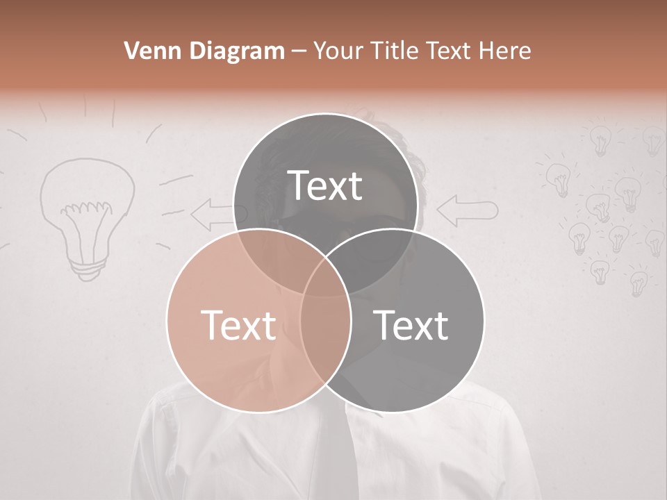 Career Copy Space Face PowerPoint Template