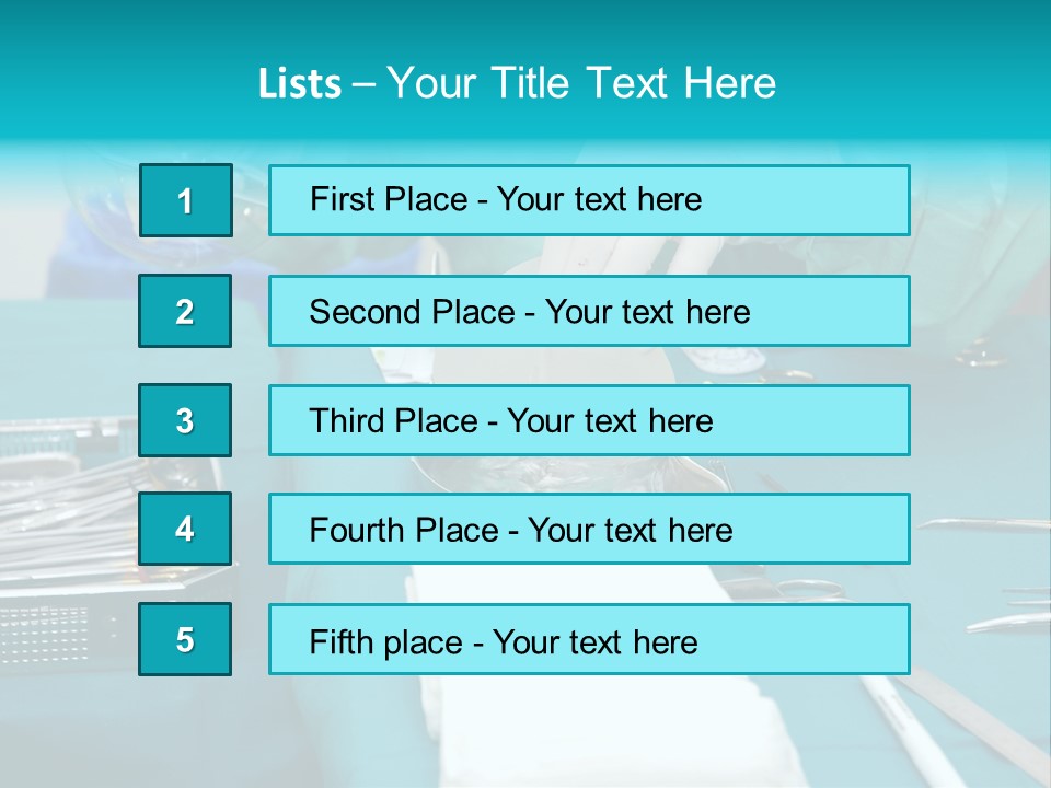 Shape Operation Health Care PowerPoint Template
