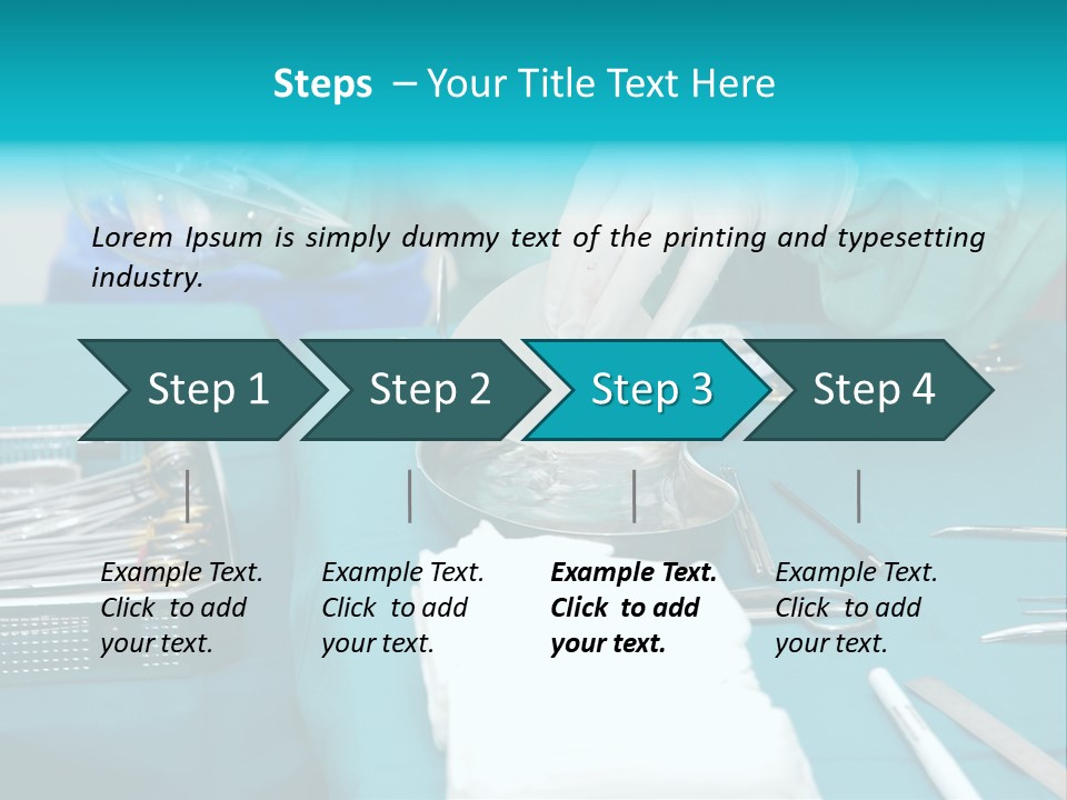 Shape Operation Health Care PowerPoint Template