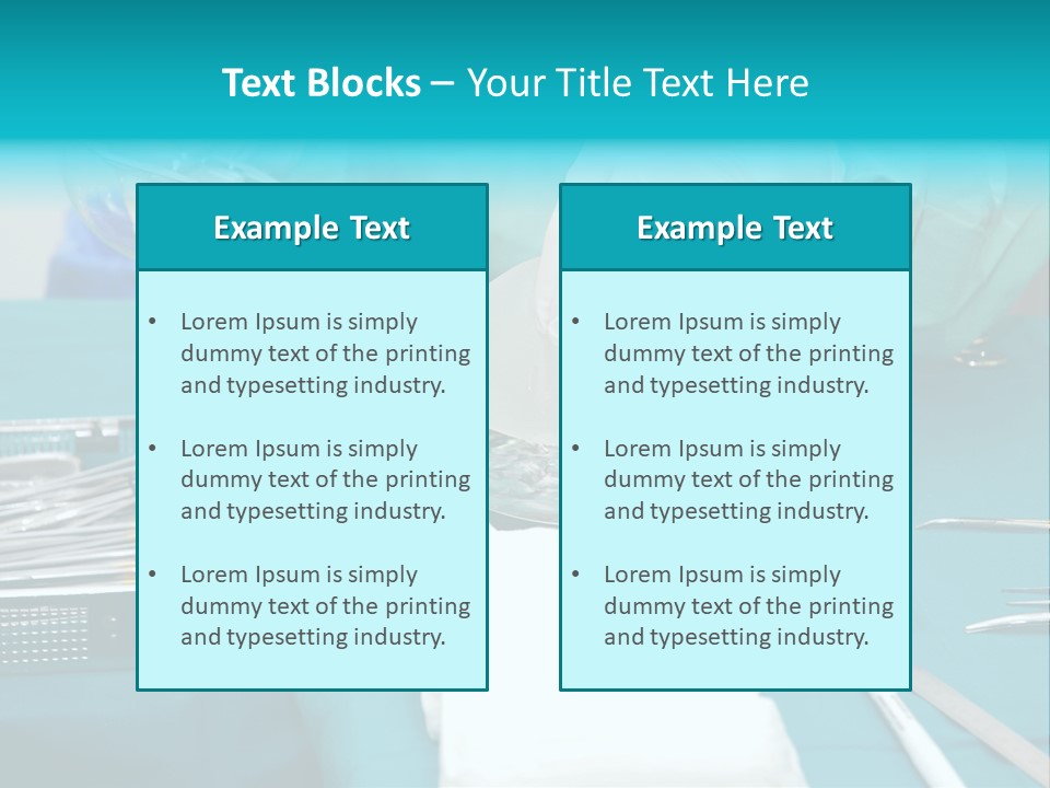 Shape Operation Health Care PowerPoint Template