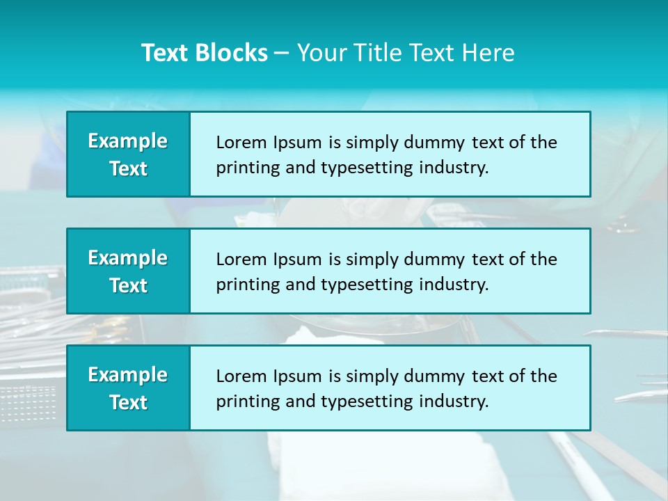 Shape Operation Health Care PowerPoint Template