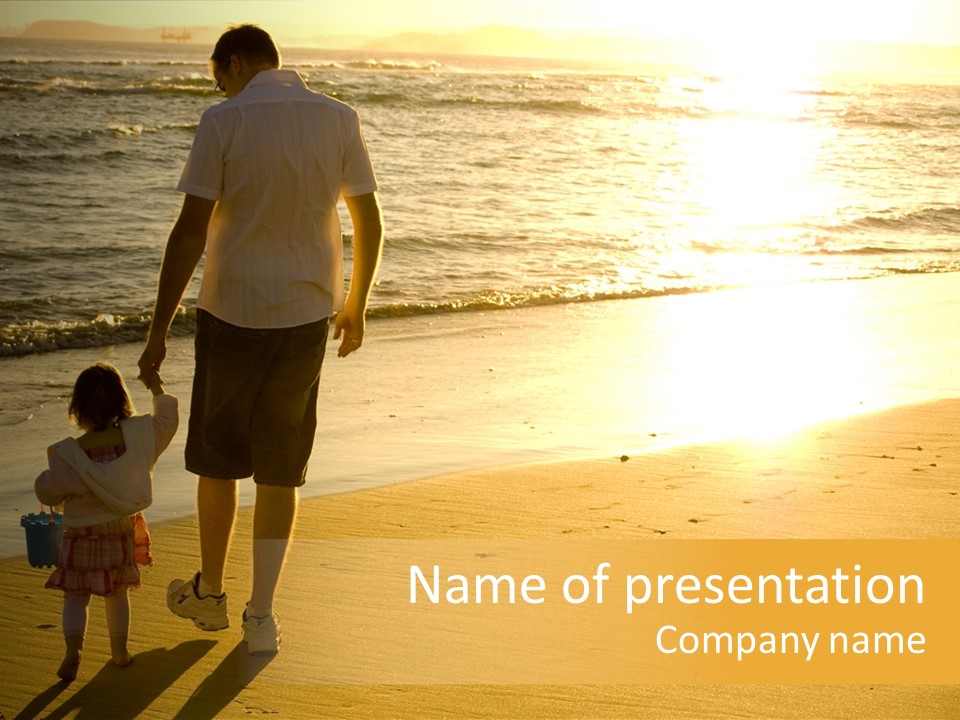 Child Parent Pretty PowerPoint Template