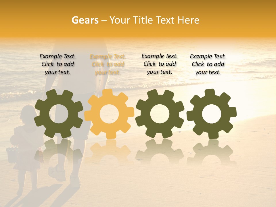 Child Parent Pretty PowerPoint Template