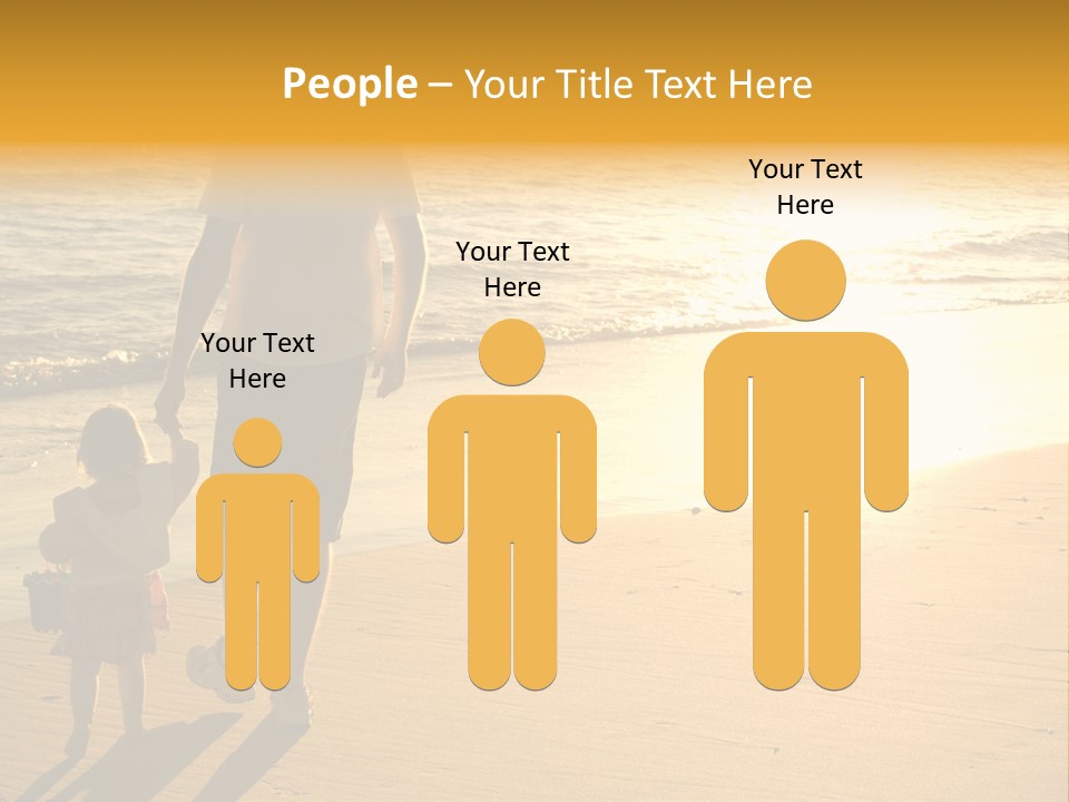 Child Parent Pretty PowerPoint Template