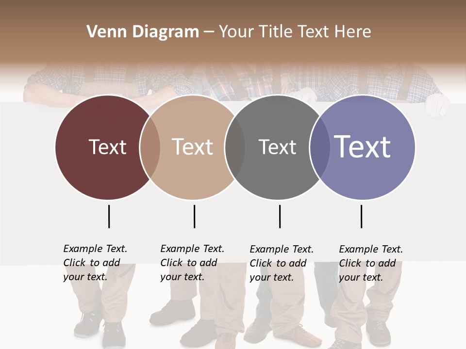 A Group Of Men In Hard Hats Holding A Sign PowerPoint Template