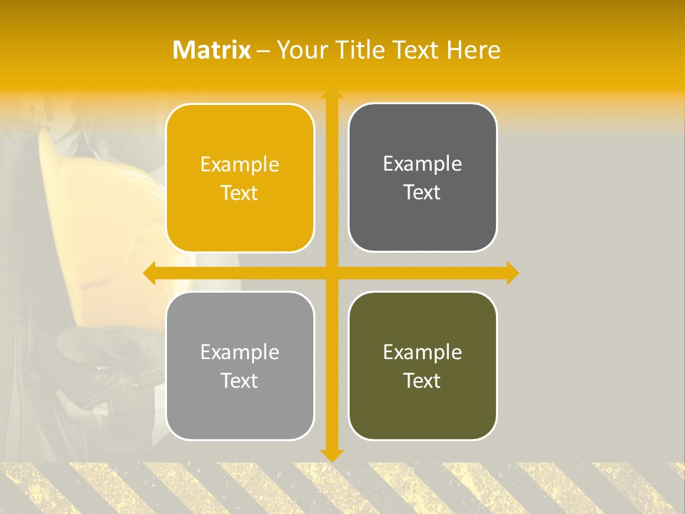 Osh Worker Texture PowerPoint Template