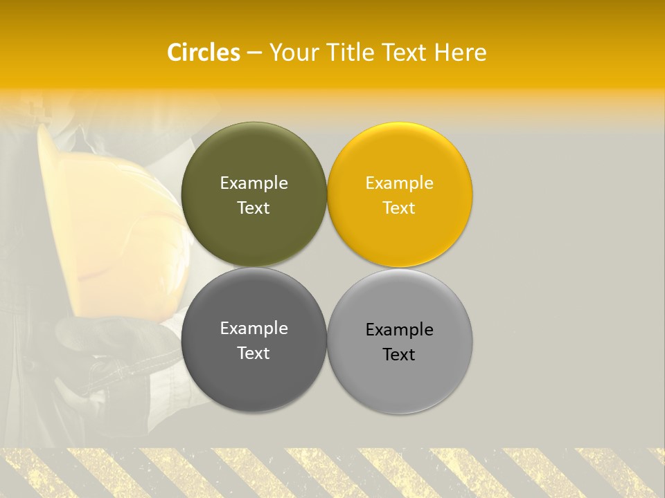 Osh Worker Texture PowerPoint Template