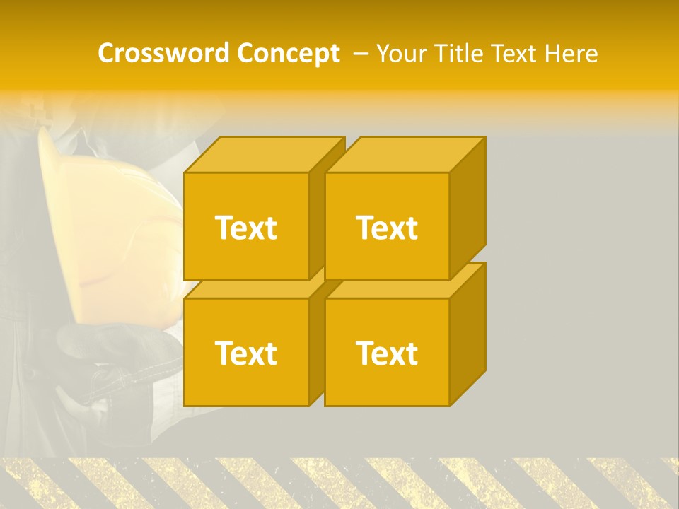 Osh Worker Texture PowerPoint Template