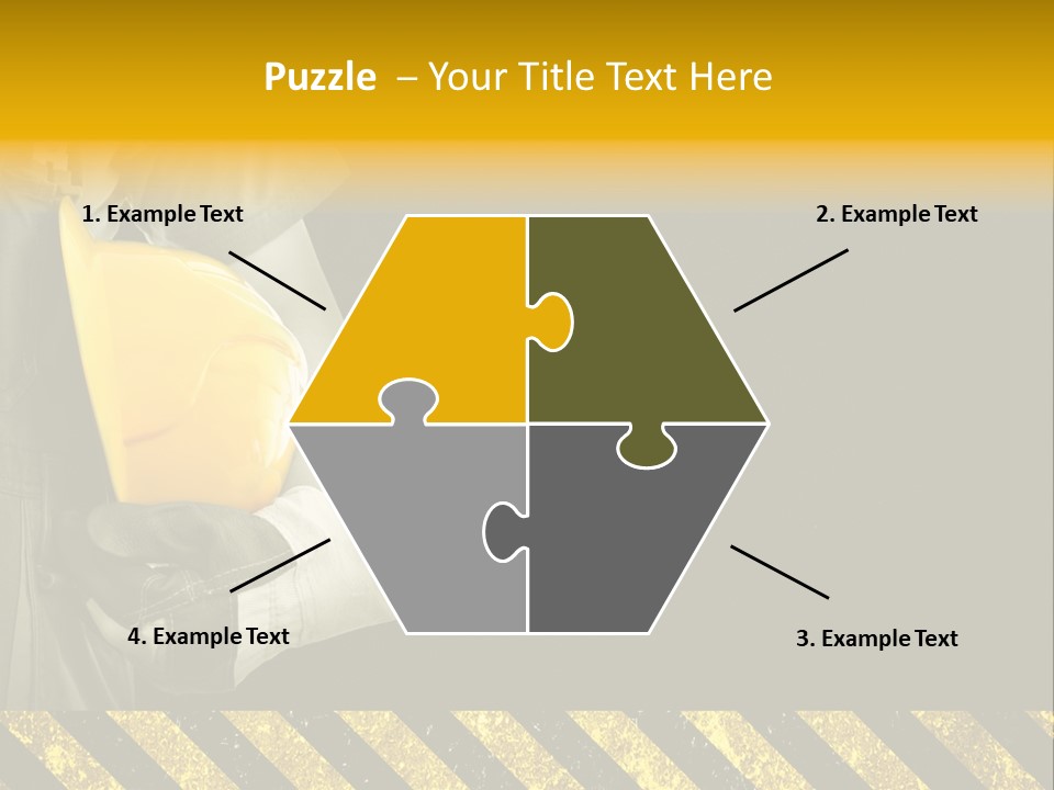 Osh Worker Texture PowerPoint Template
