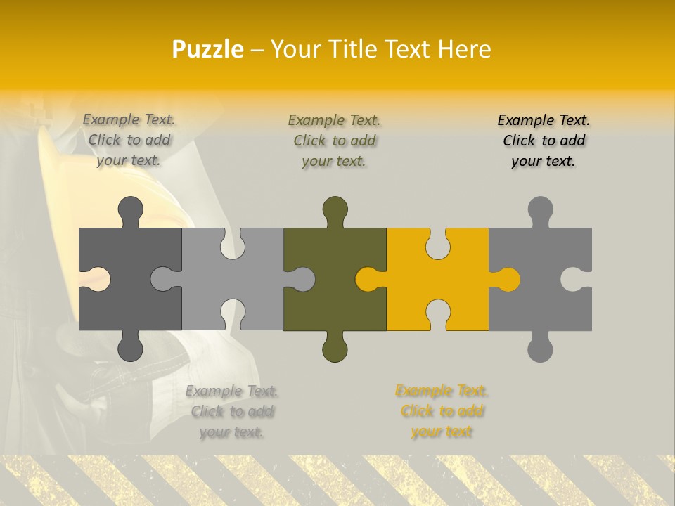 Osh Worker Texture PowerPoint Template