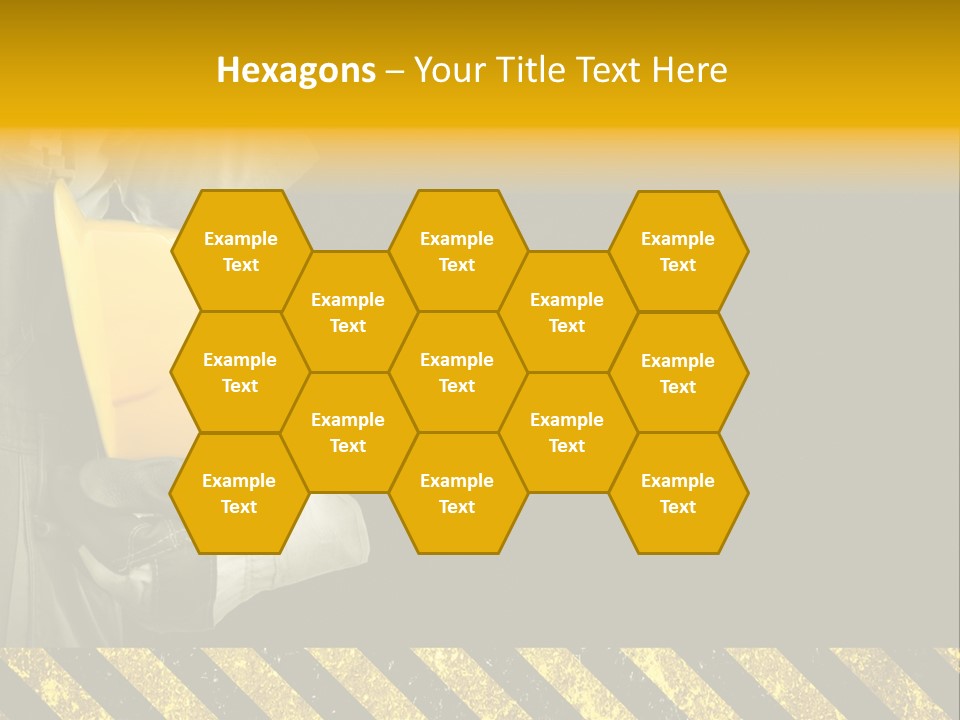 Osh Worker Texture PowerPoint Template