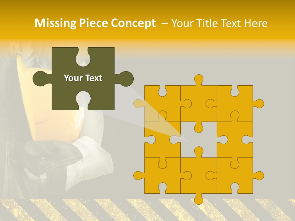 Osh Worker Texture PowerPoint Template