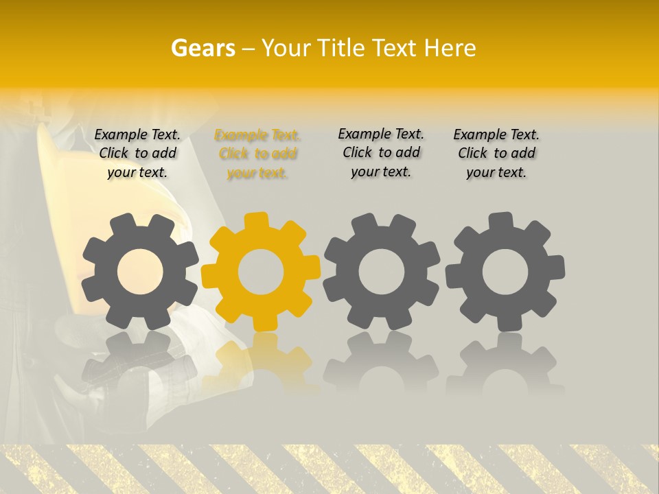 Osh Worker Texture PowerPoint Template