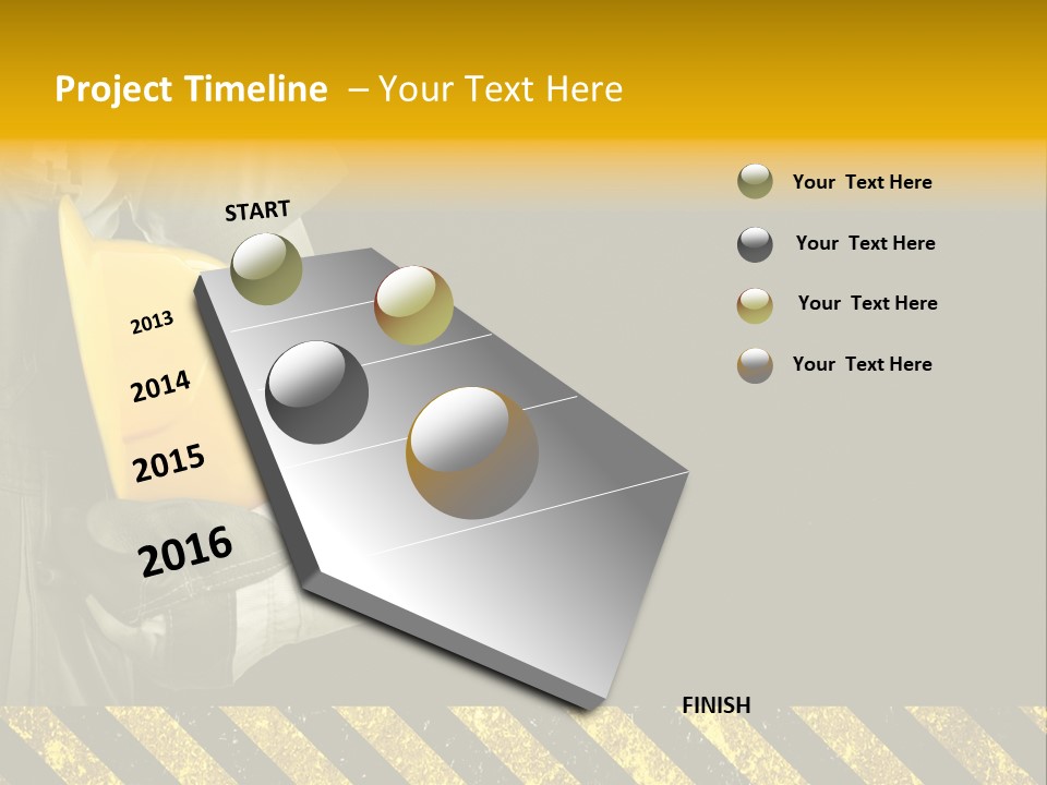 Osh Worker Texture PowerPoint Template