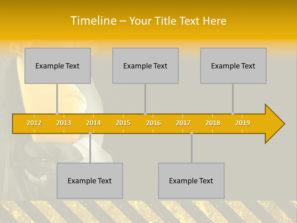 Osh Worker Texture PowerPoint Template