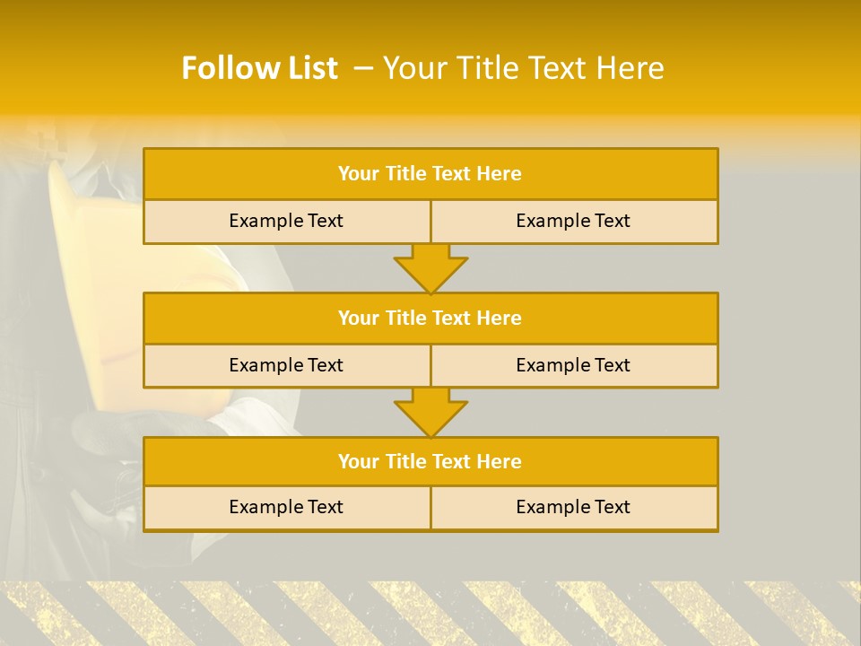Osh Worker Texture PowerPoint Template