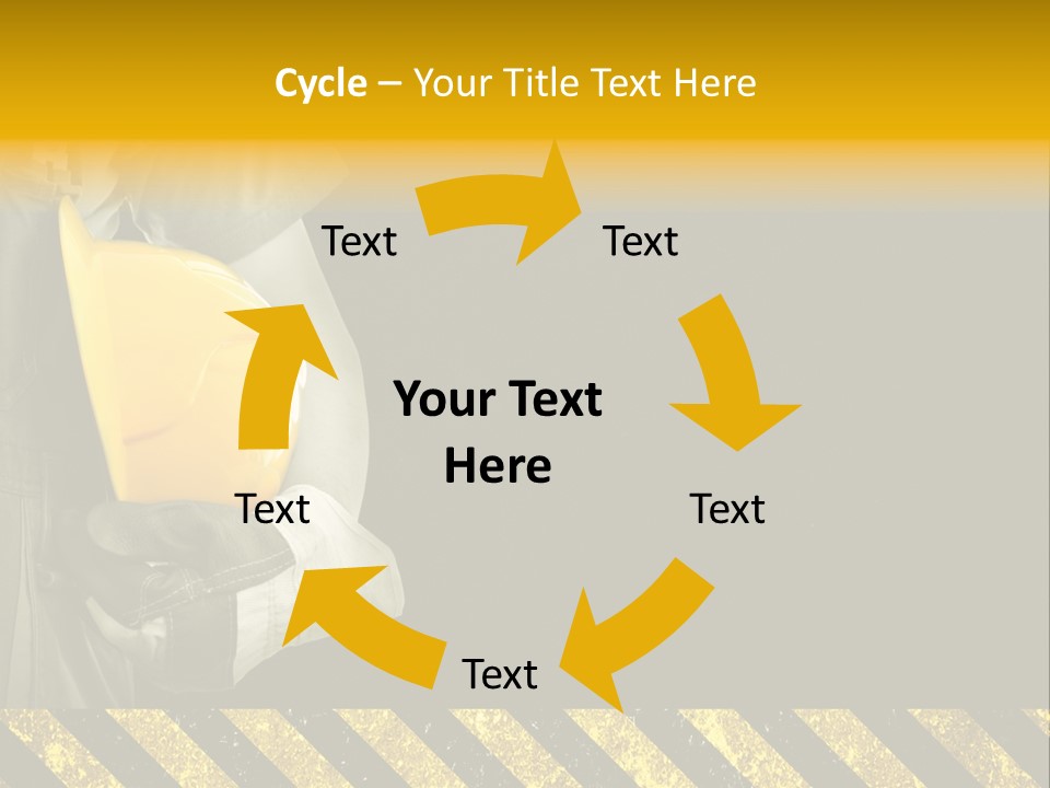 Osh Worker Texture PowerPoint Template