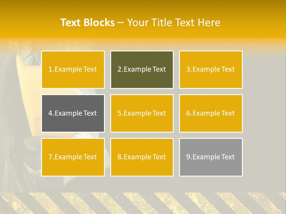 Osh Worker Texture PowerPoint Template