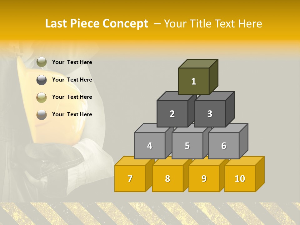 Osh Worker Texture PowerPoint Template