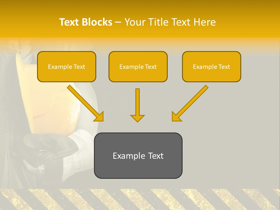 Osh Worker Texture PowerPoint Template