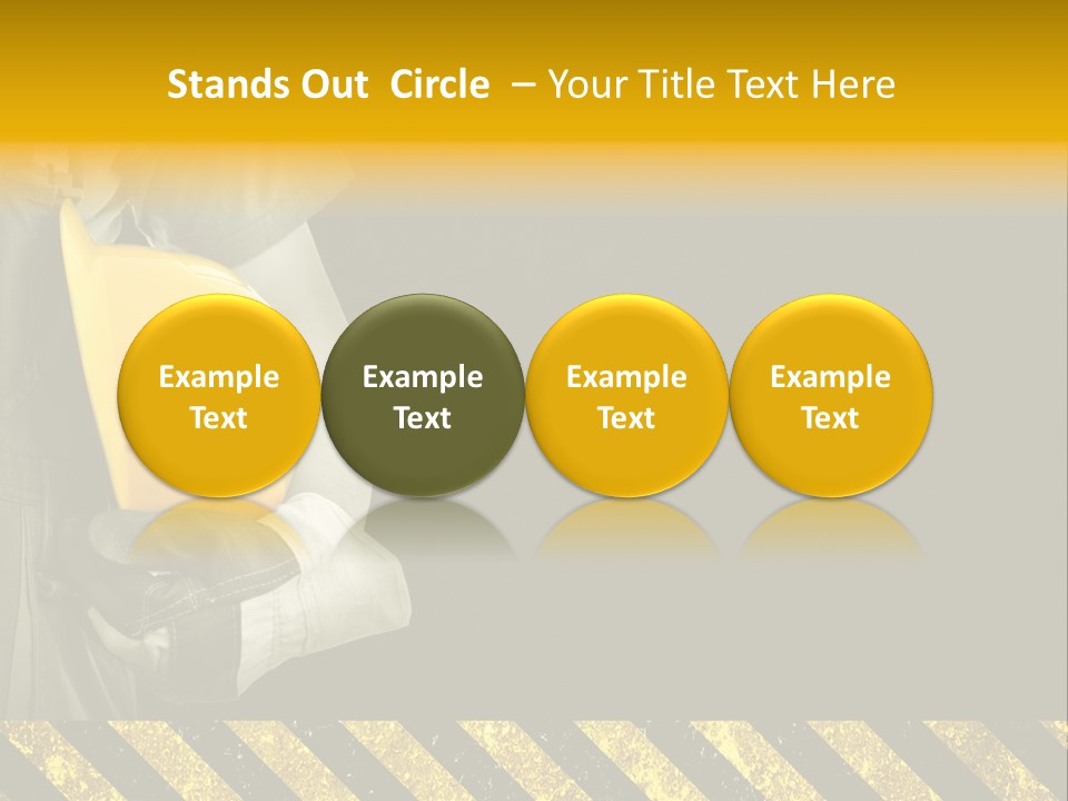 Osh Worker Texture PowerPoint Template