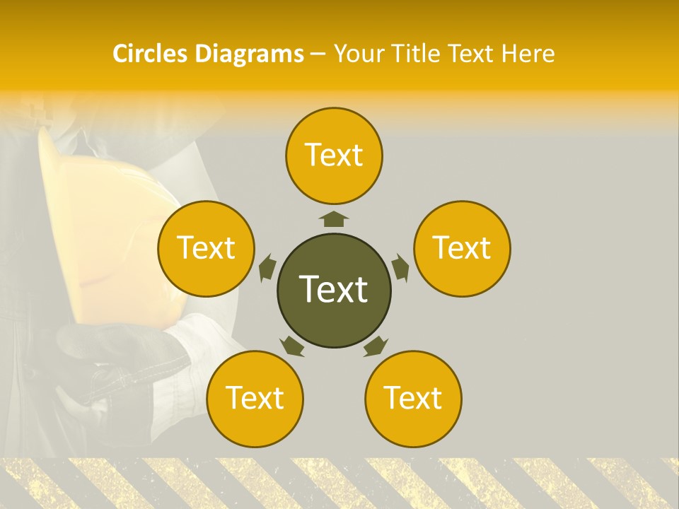 Osh Worker Texture PowerPoint Template