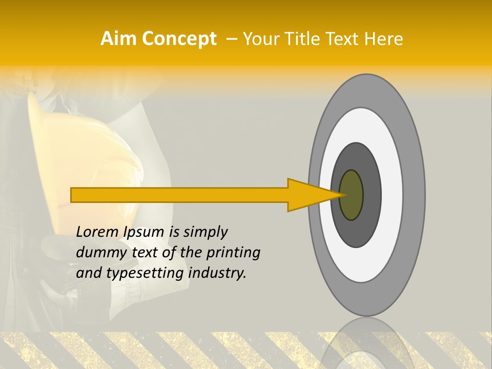 Osh Worker Texture PowerPoint Template