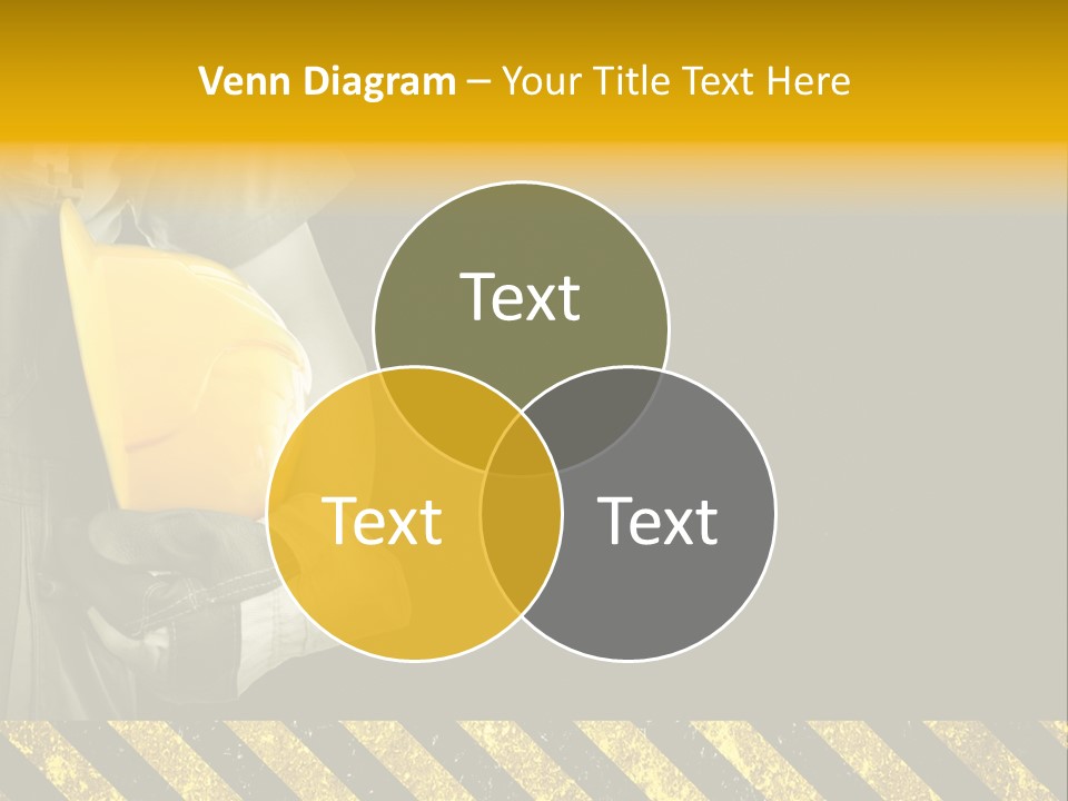 Osh Worker Texture PowerPoint Template