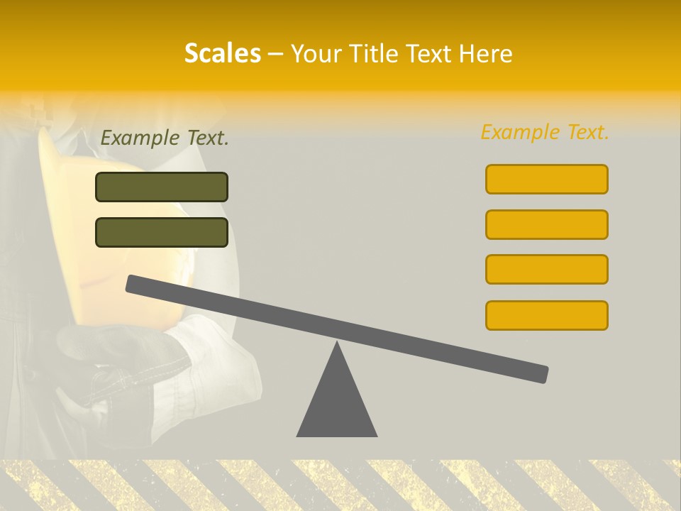 Osh Worker Texture PowerPoint Template