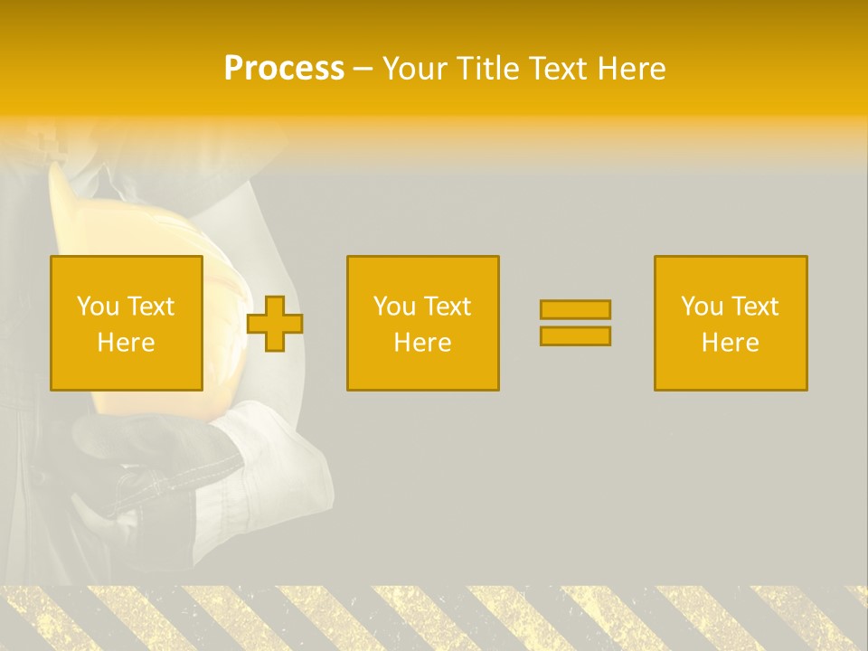 Osh Worker Texture PowerPoint Template
